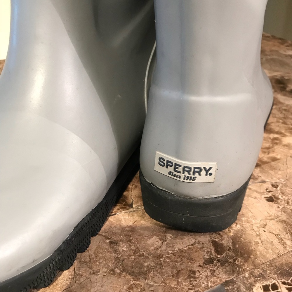 Sperry 3/4 rain boots